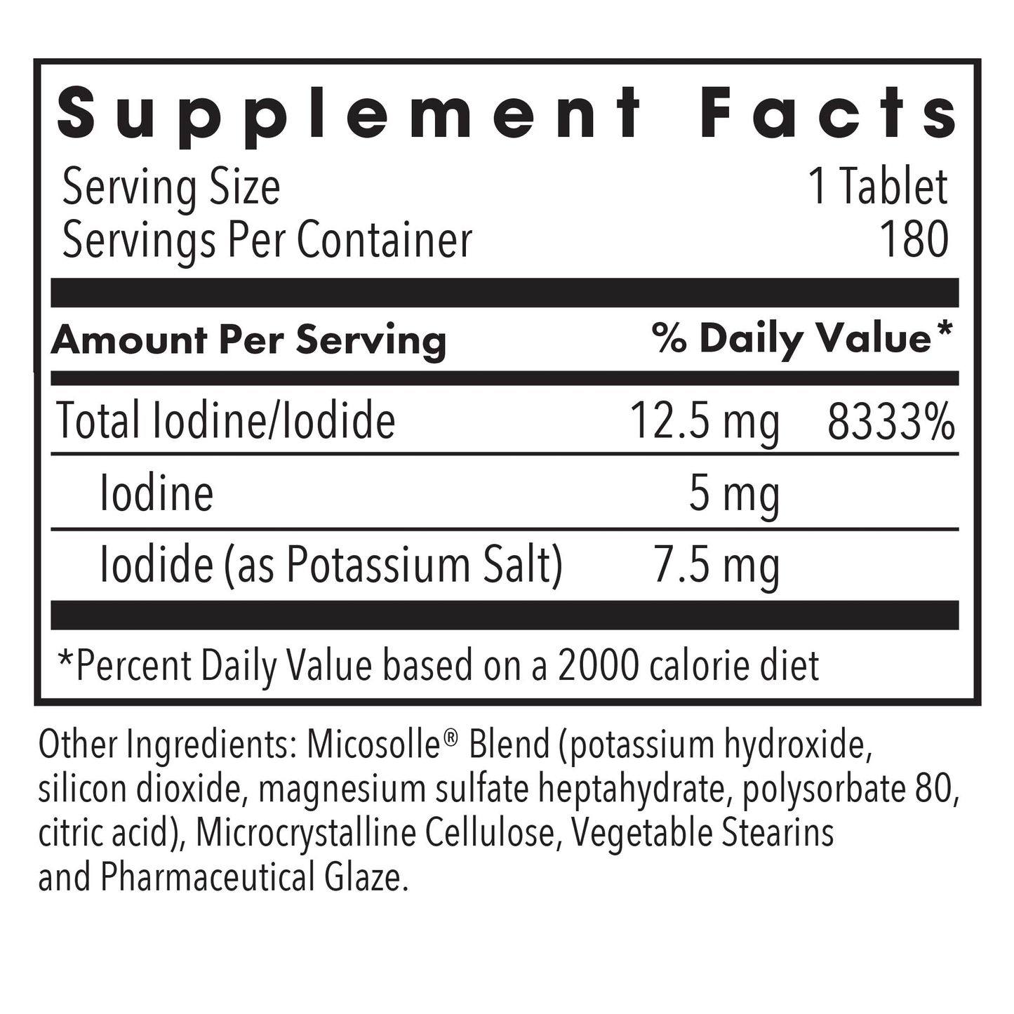 Iodoral® 12.5 mg 180 tabs