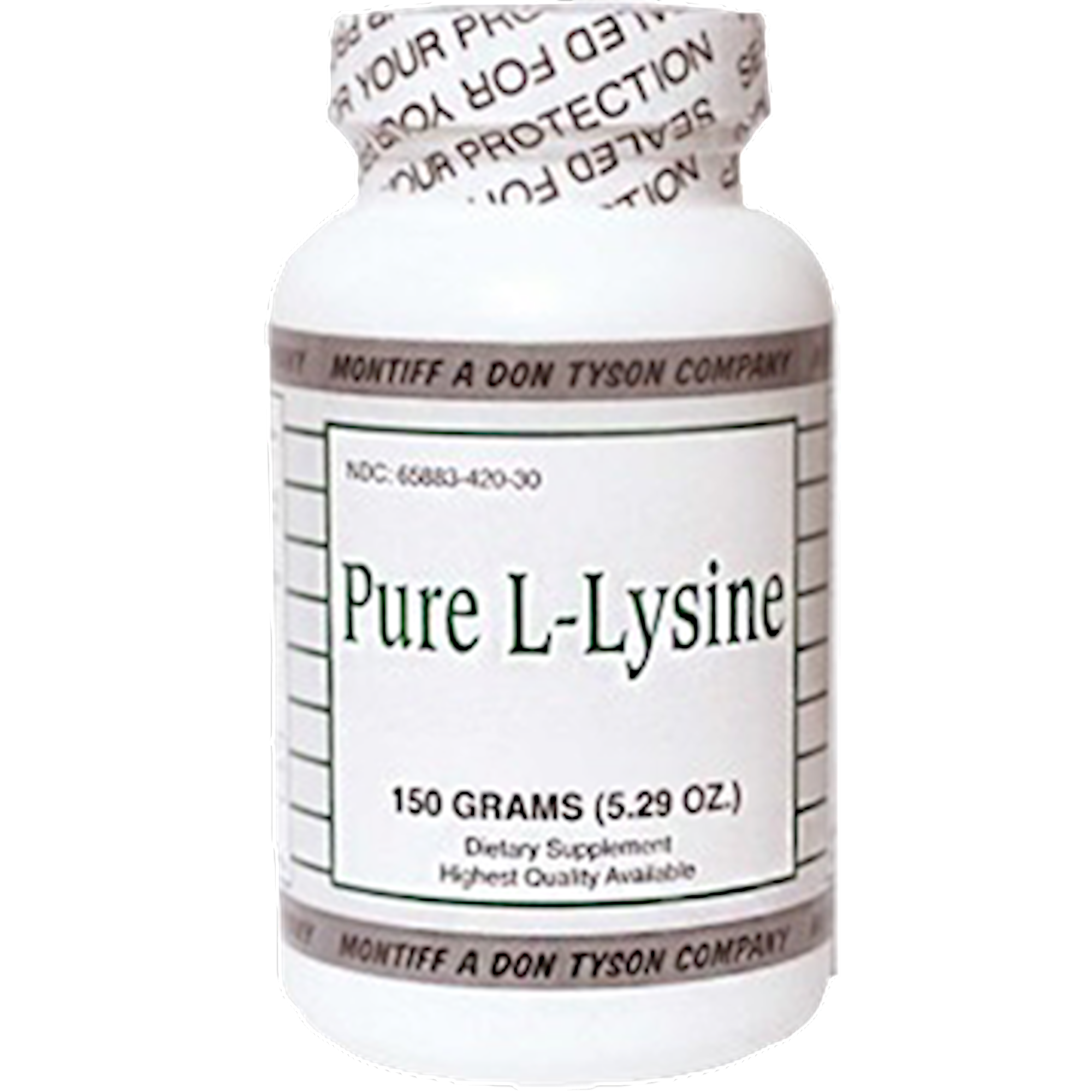 Montiff Pure L-Lysine (powder) – Firesidepharmacy