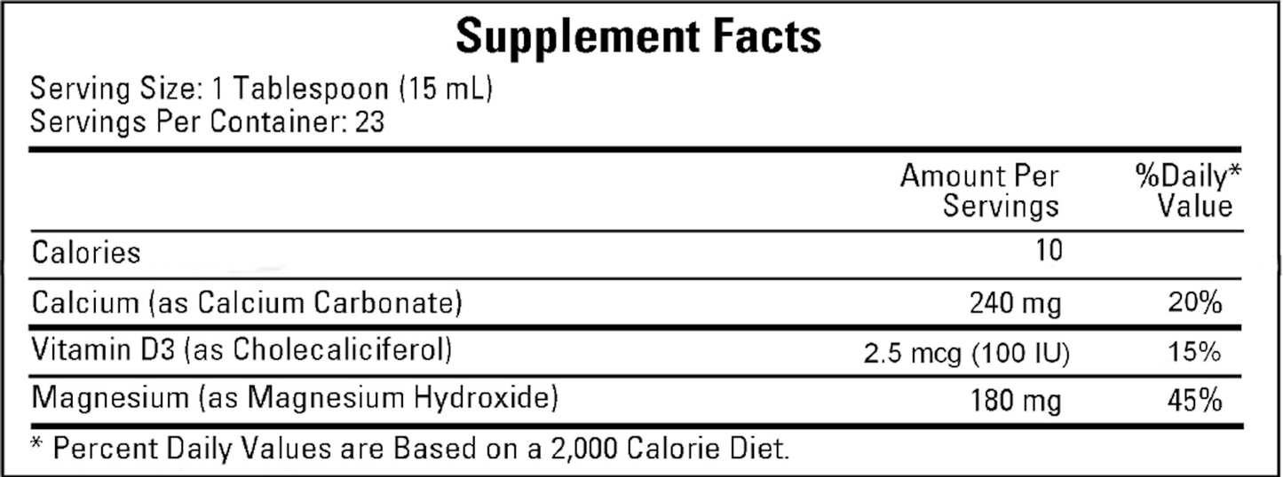 Calcium Magnesium 12 fl oz