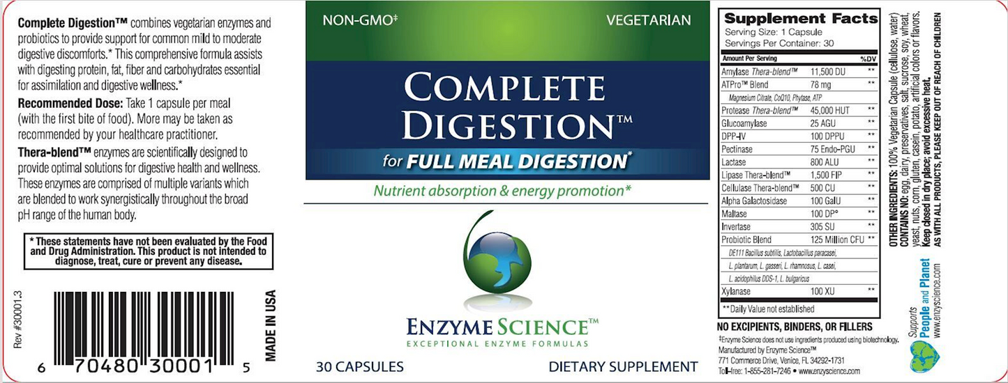 Complete Digestion 30 Capsules