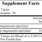 Caprystatin 90 tabs