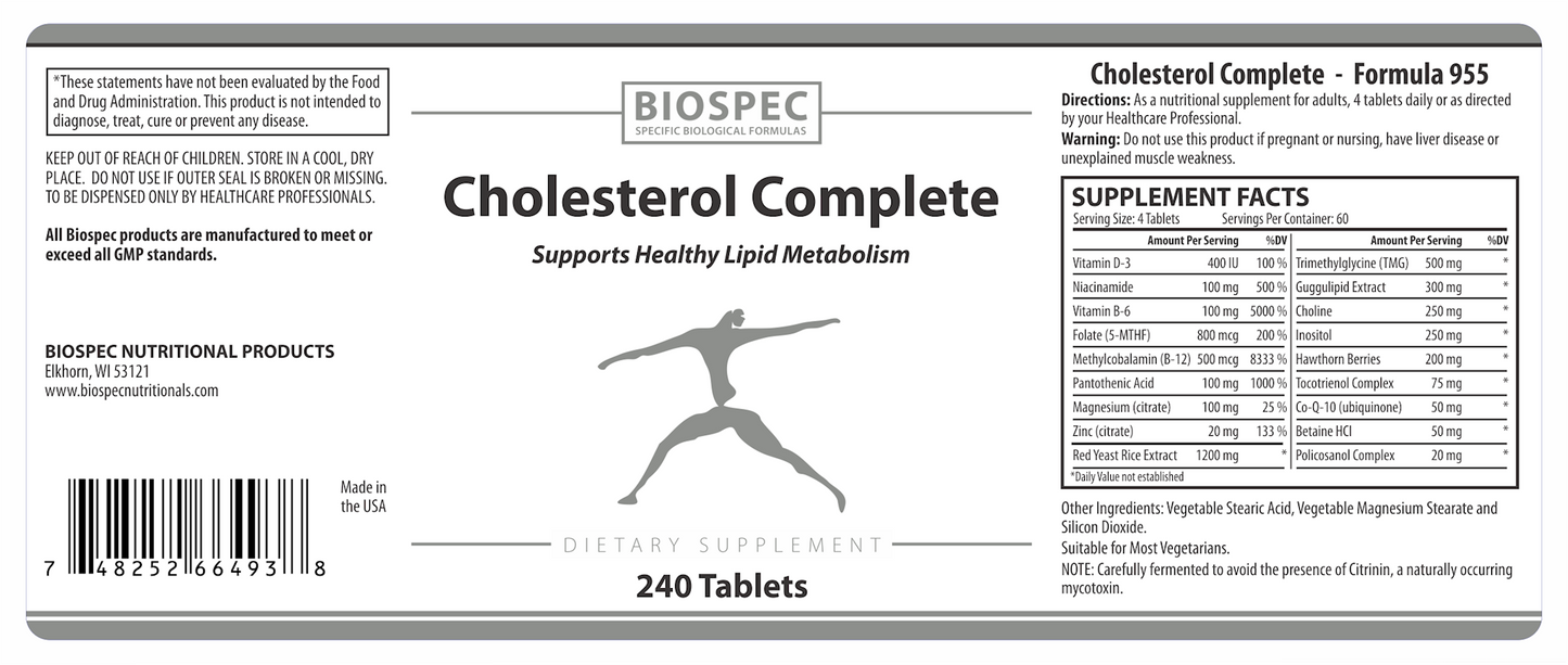 Cholesterol Complete 240 tabs