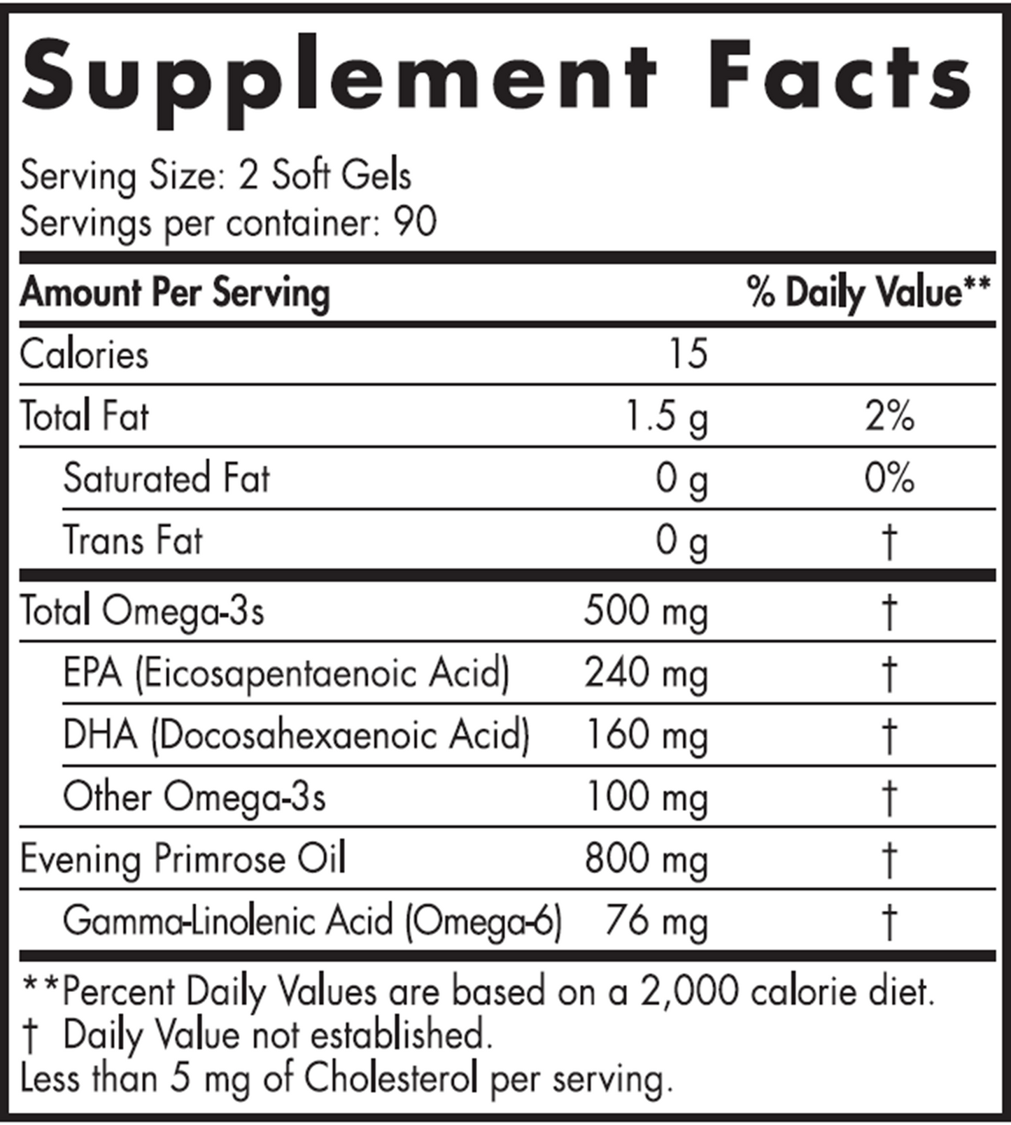 Balanced Omega Combination 180 gels