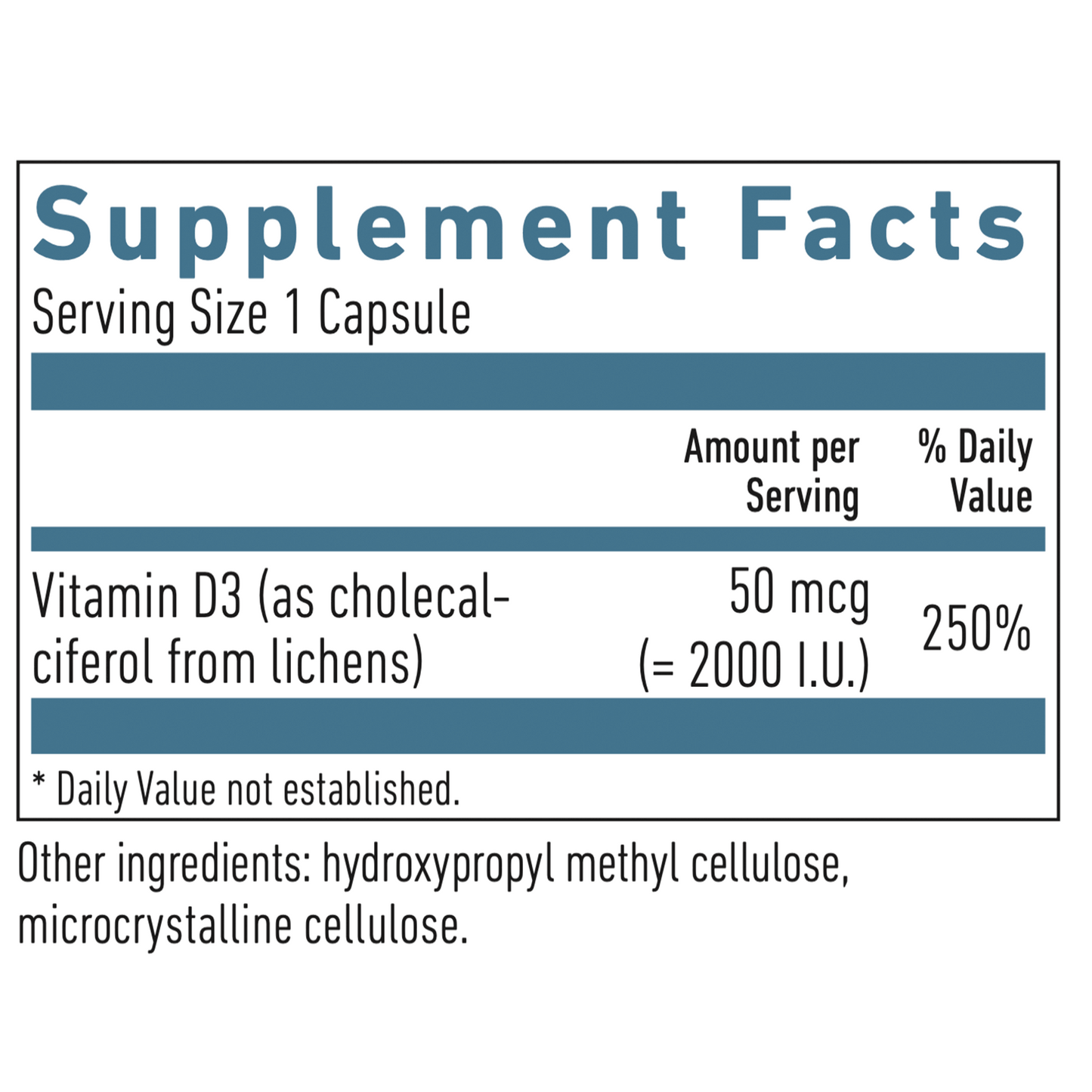 Vitamin D 2000 Vegan 180 caps