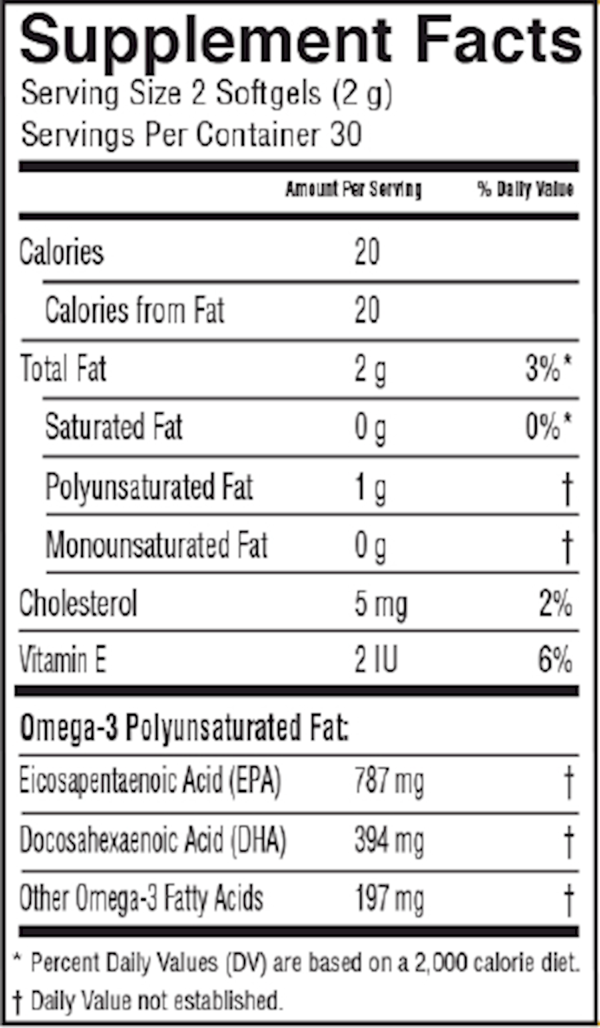 Ultra EPA-DHA Fish Oil 60 softgels