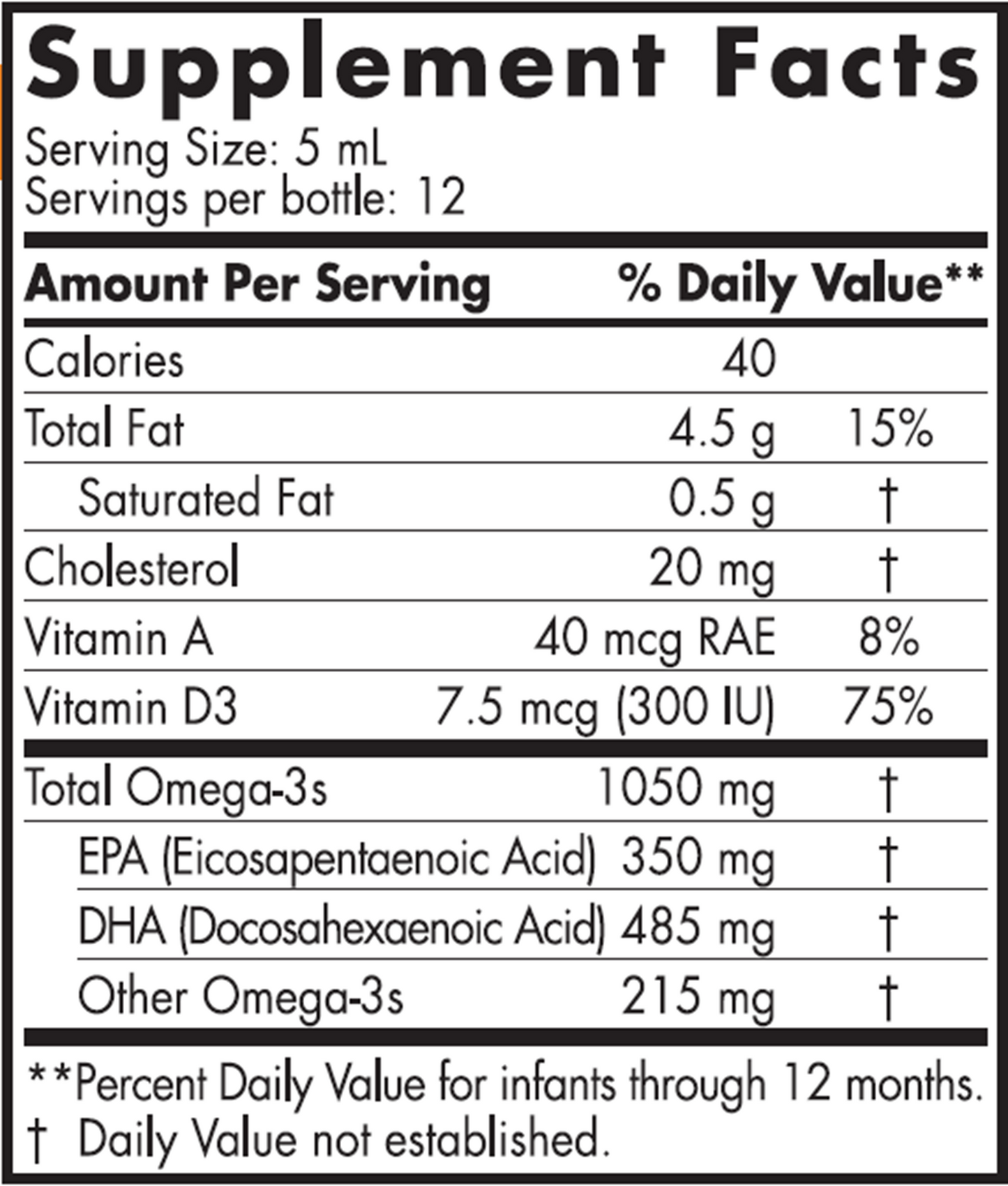 DHA Infant 2 oz