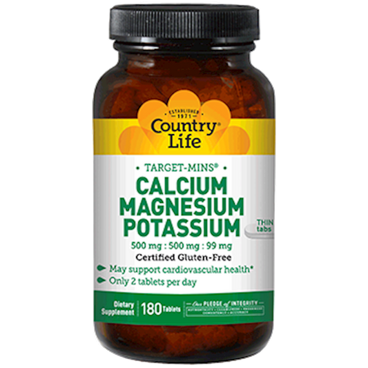 Calcium/Magnesium/Potassium 180 tabs