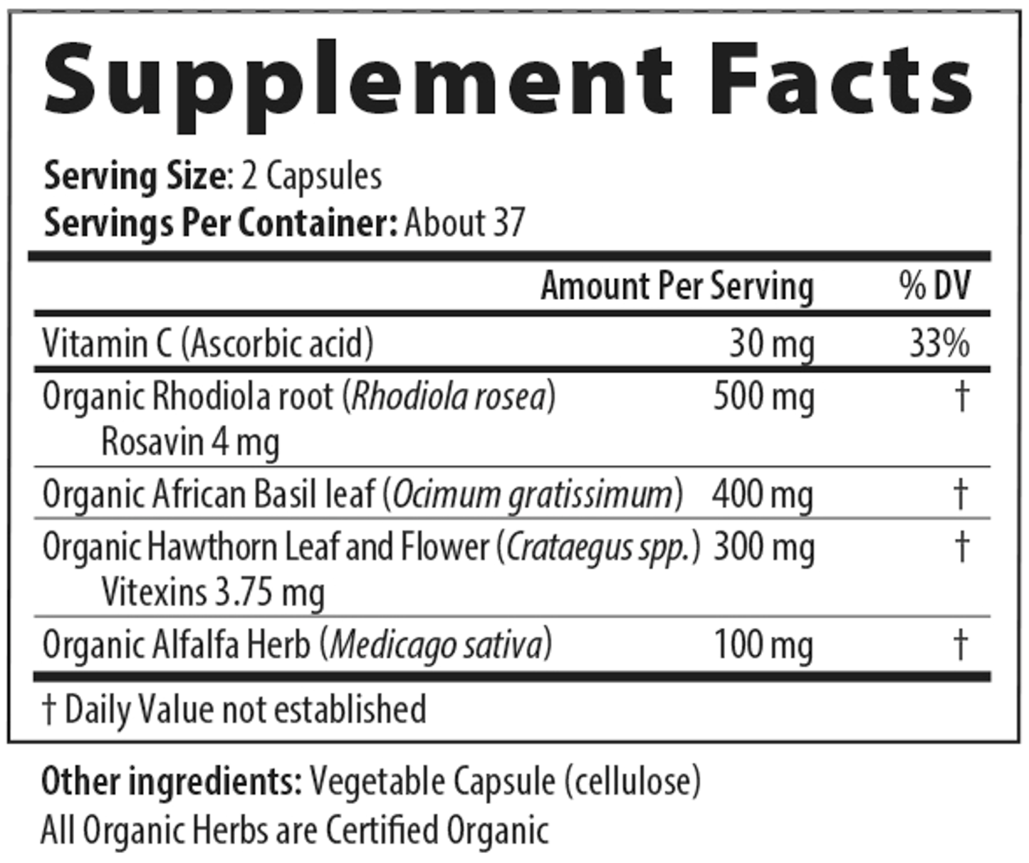 Adrenal Px Balance 75 vegi caps