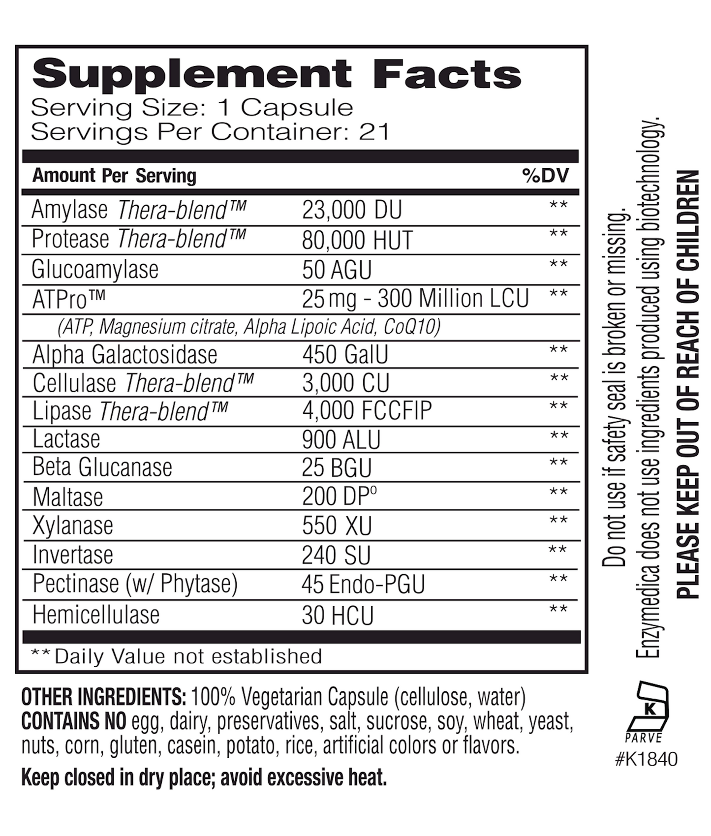 Digest Gold 21 vegcaps