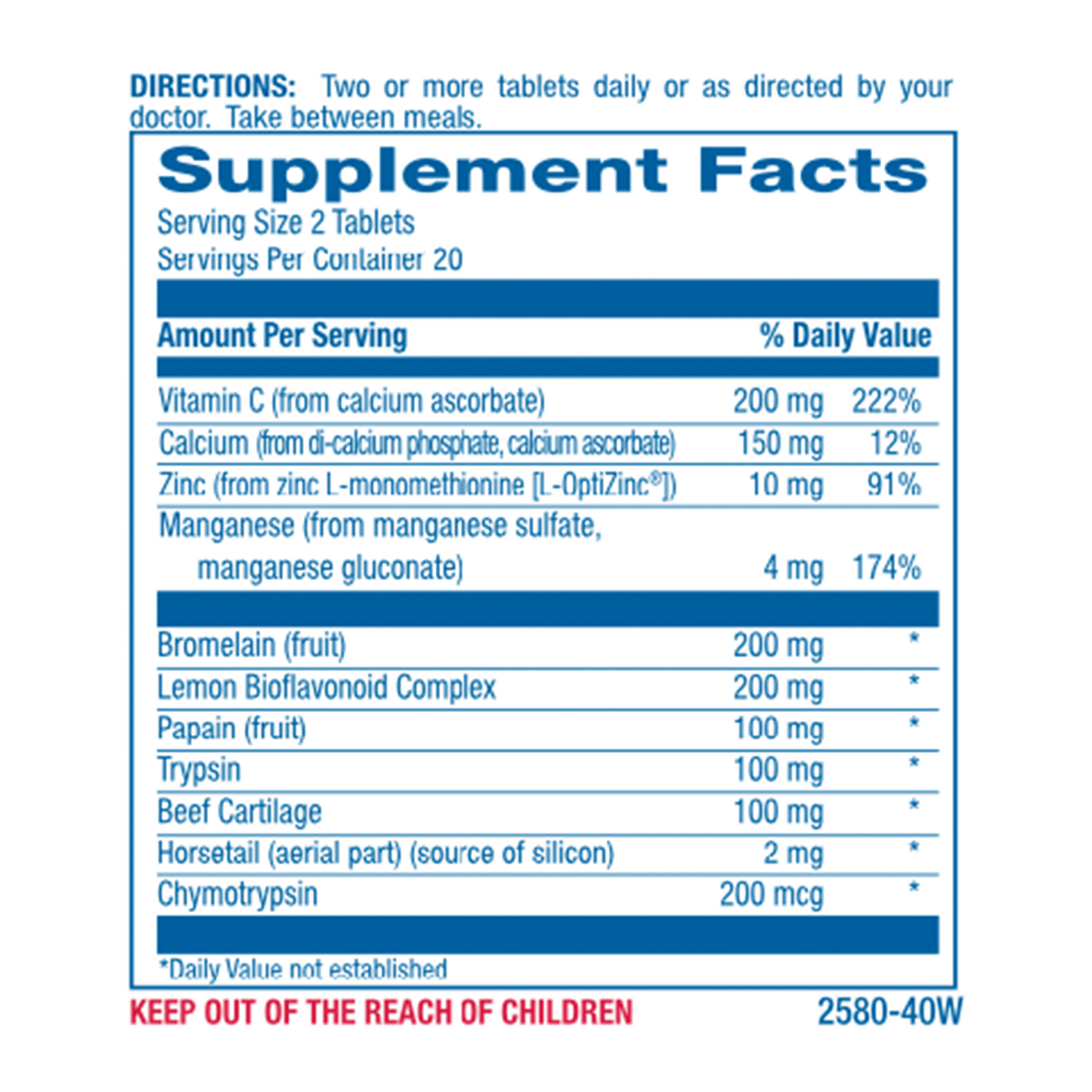 Zymain 40 tabs