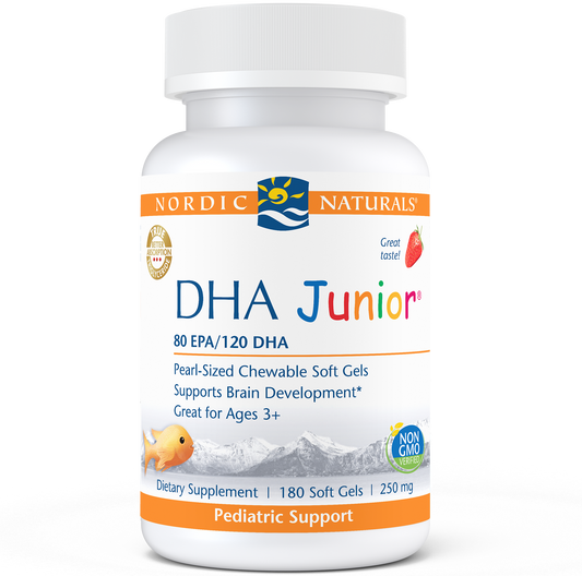 DHA Junior - Strawberry 180 gel caps