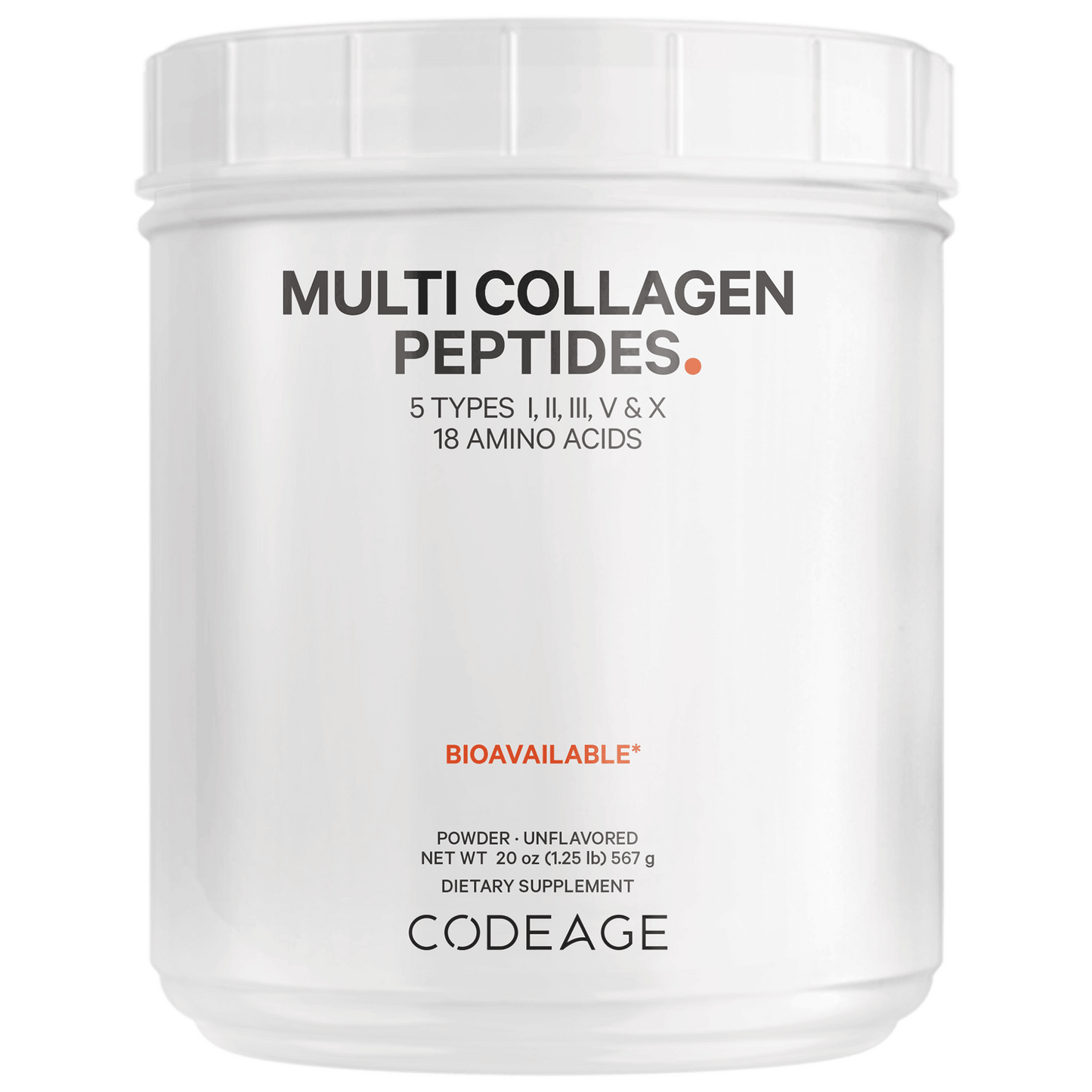 Multi Collagen Peptides Powder 20 oz