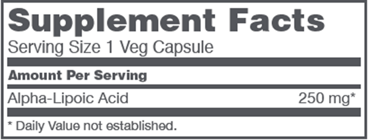 Alpha-Lipoic Acid 250 mg 90 vcaps