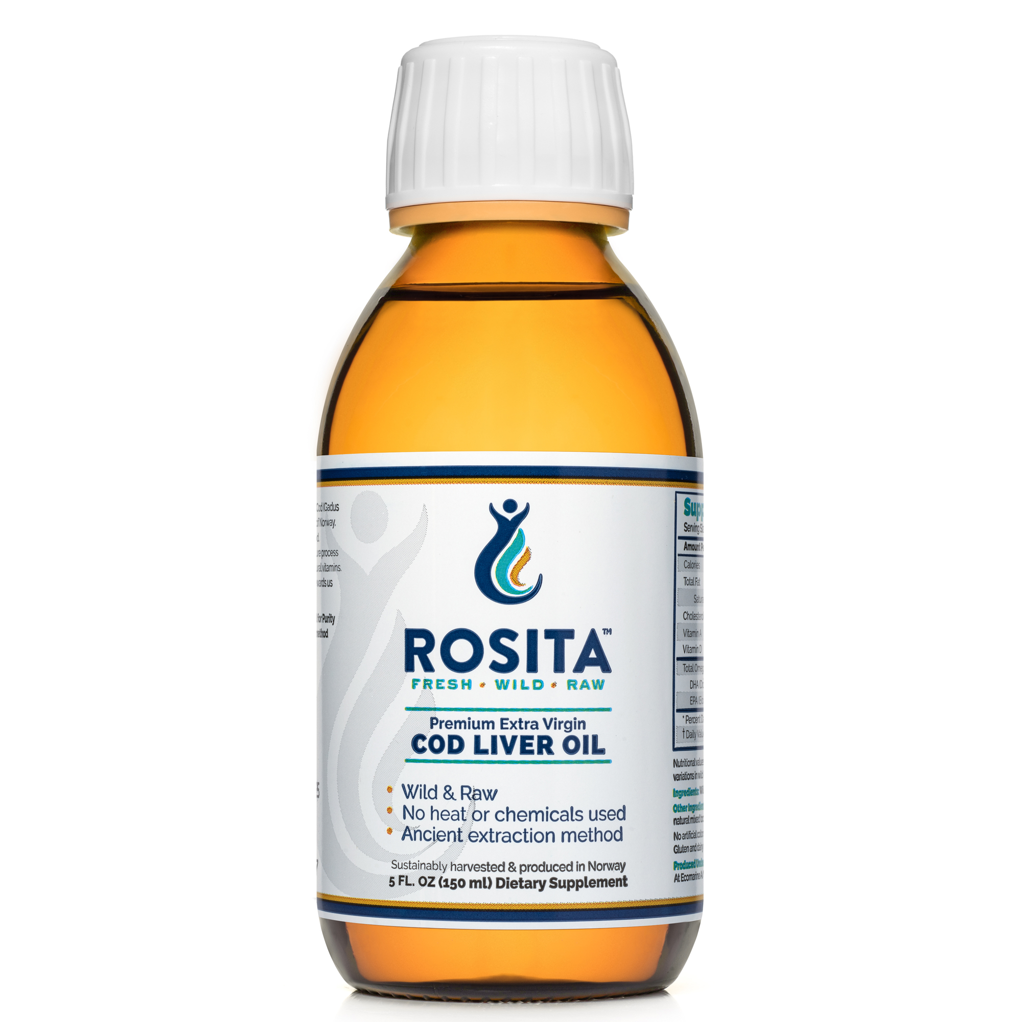 Rosita Extra Virgin Cod Liver Oil Liquid – Firesidepharmacy
