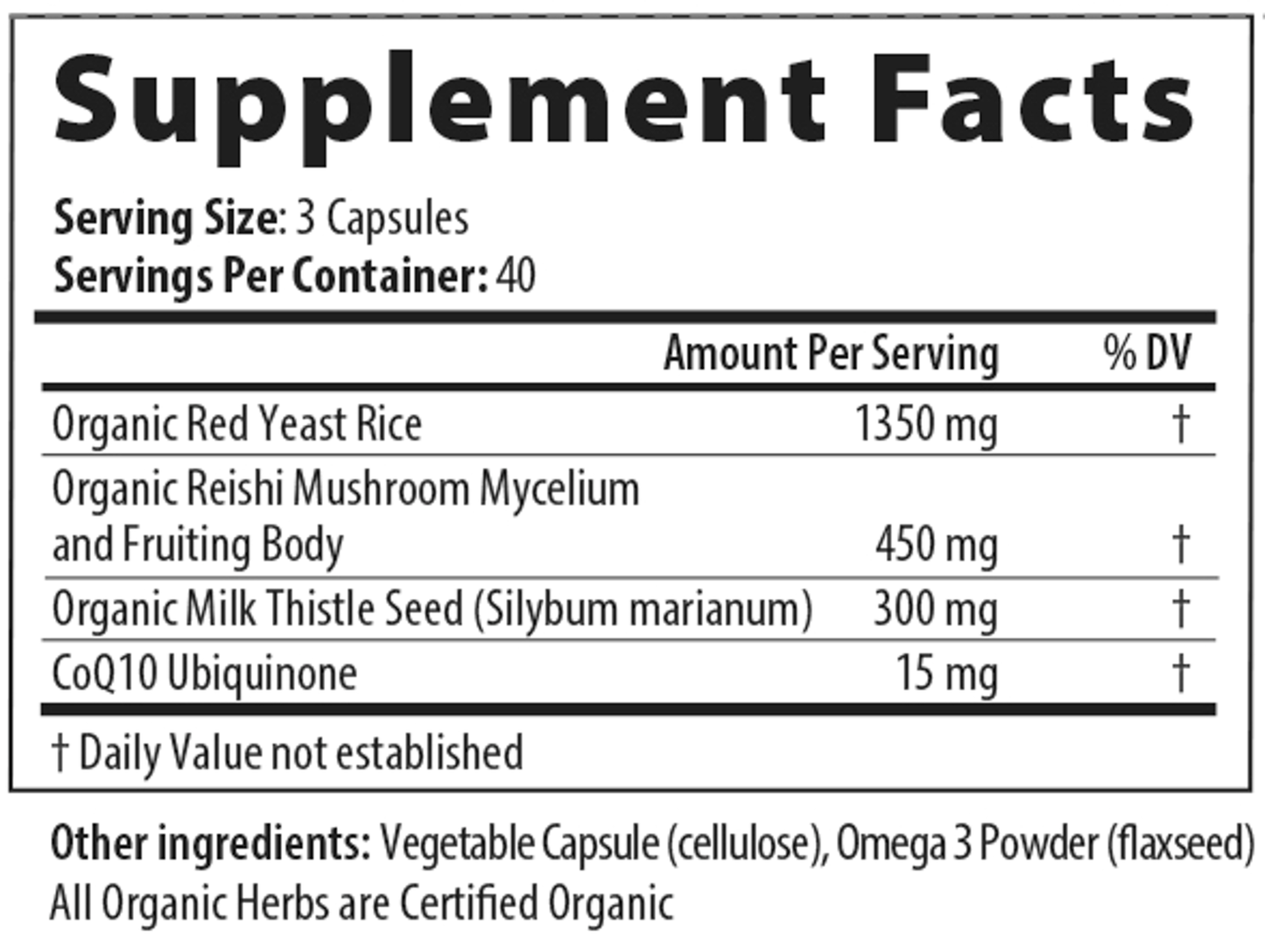 Cholesterol Care 120 vegi Caps