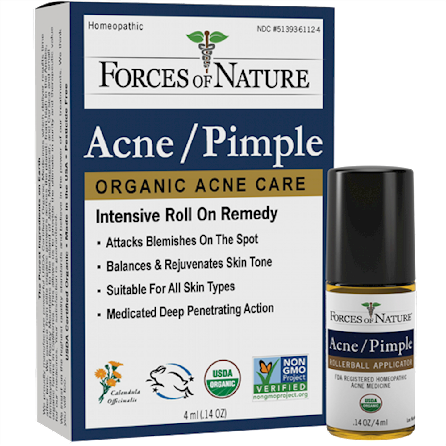 Acne/Pimple Control Organic .14 fl oz