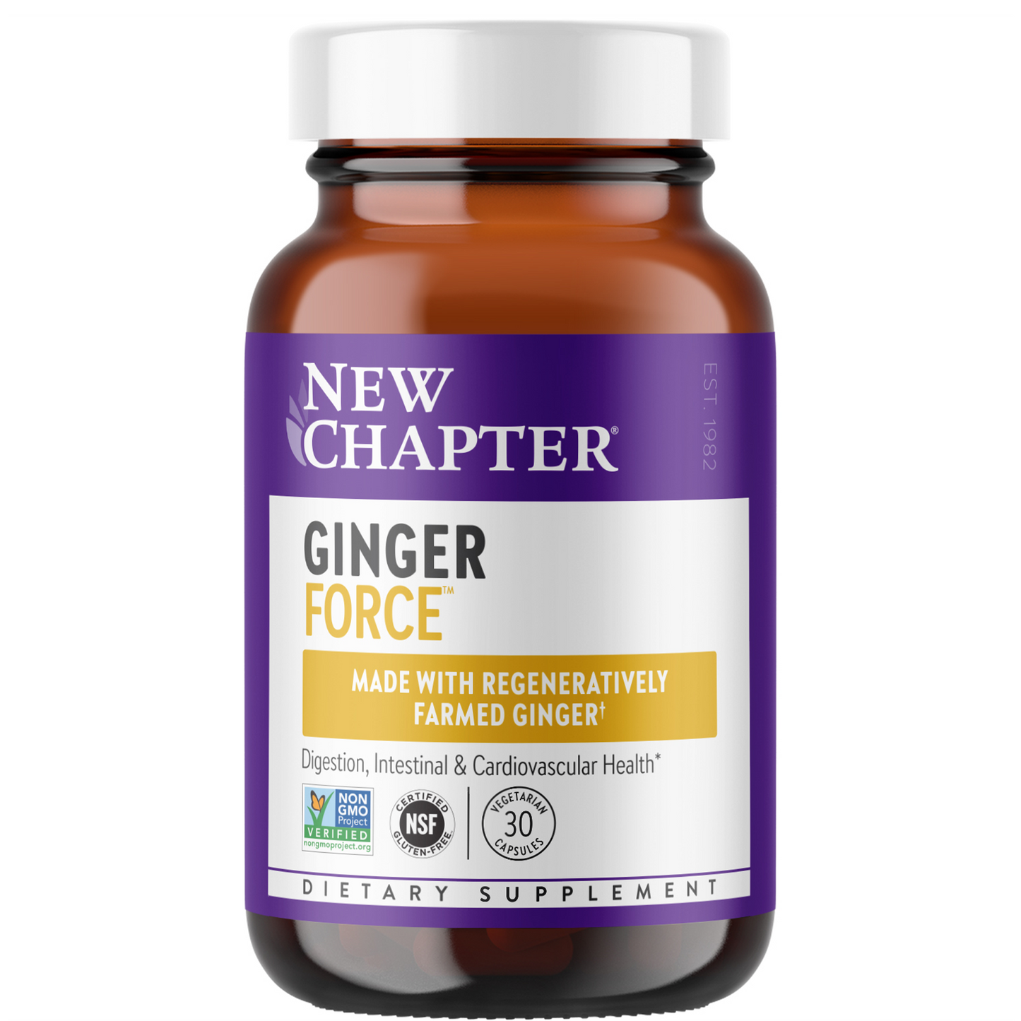 Ginger Force 30 liquid vegcaps