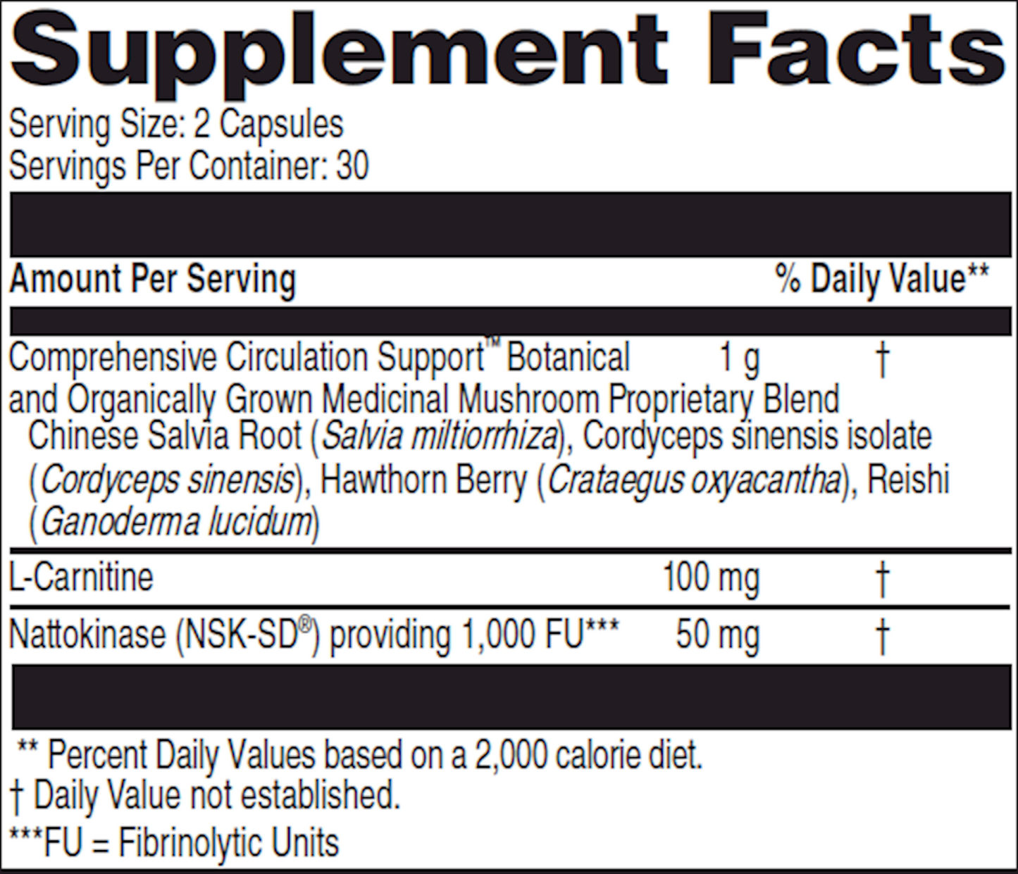 Comprehensive Circulation Support 60 cap