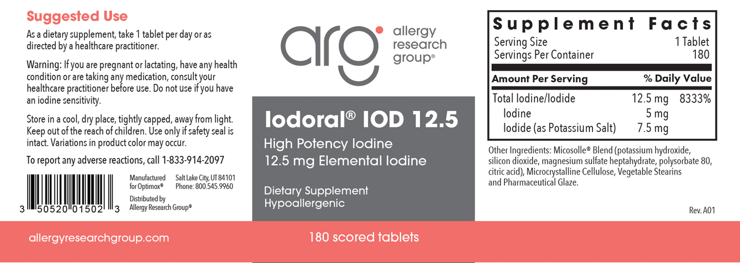 Iodoral® 12.5 mg 180 tabs