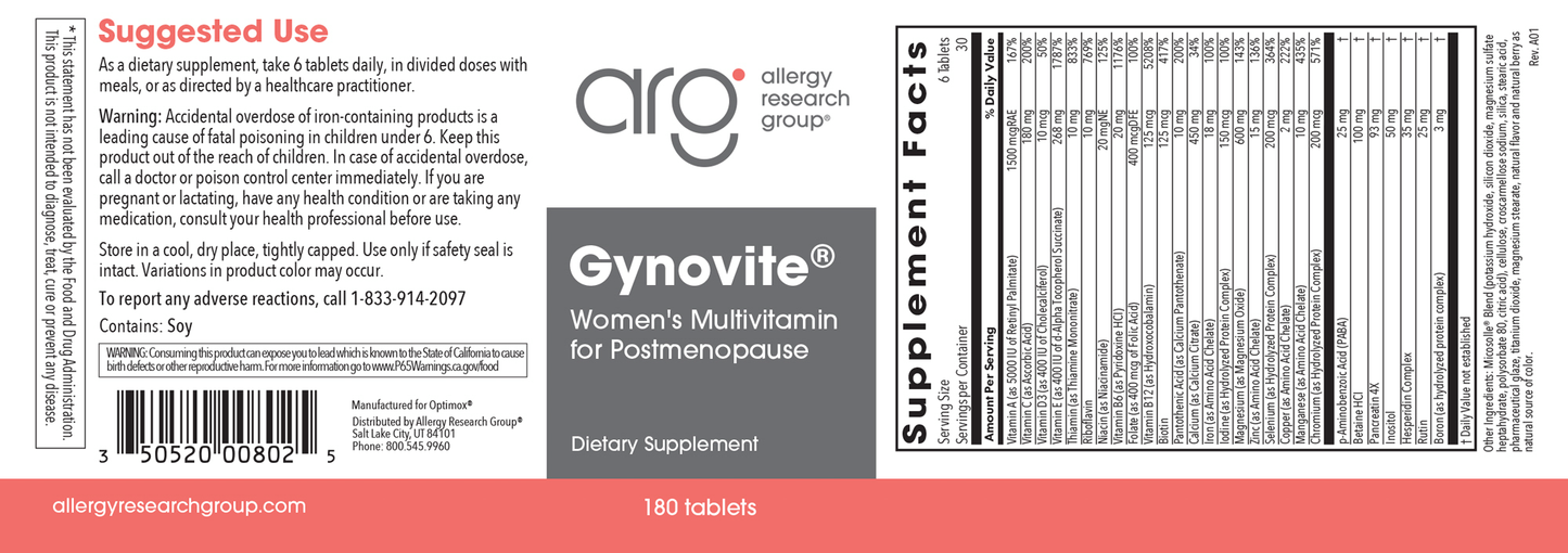 Gynovite® Plus 180 tablets