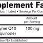 Vegan Coenzyme Q10 100 mg 90 tabs