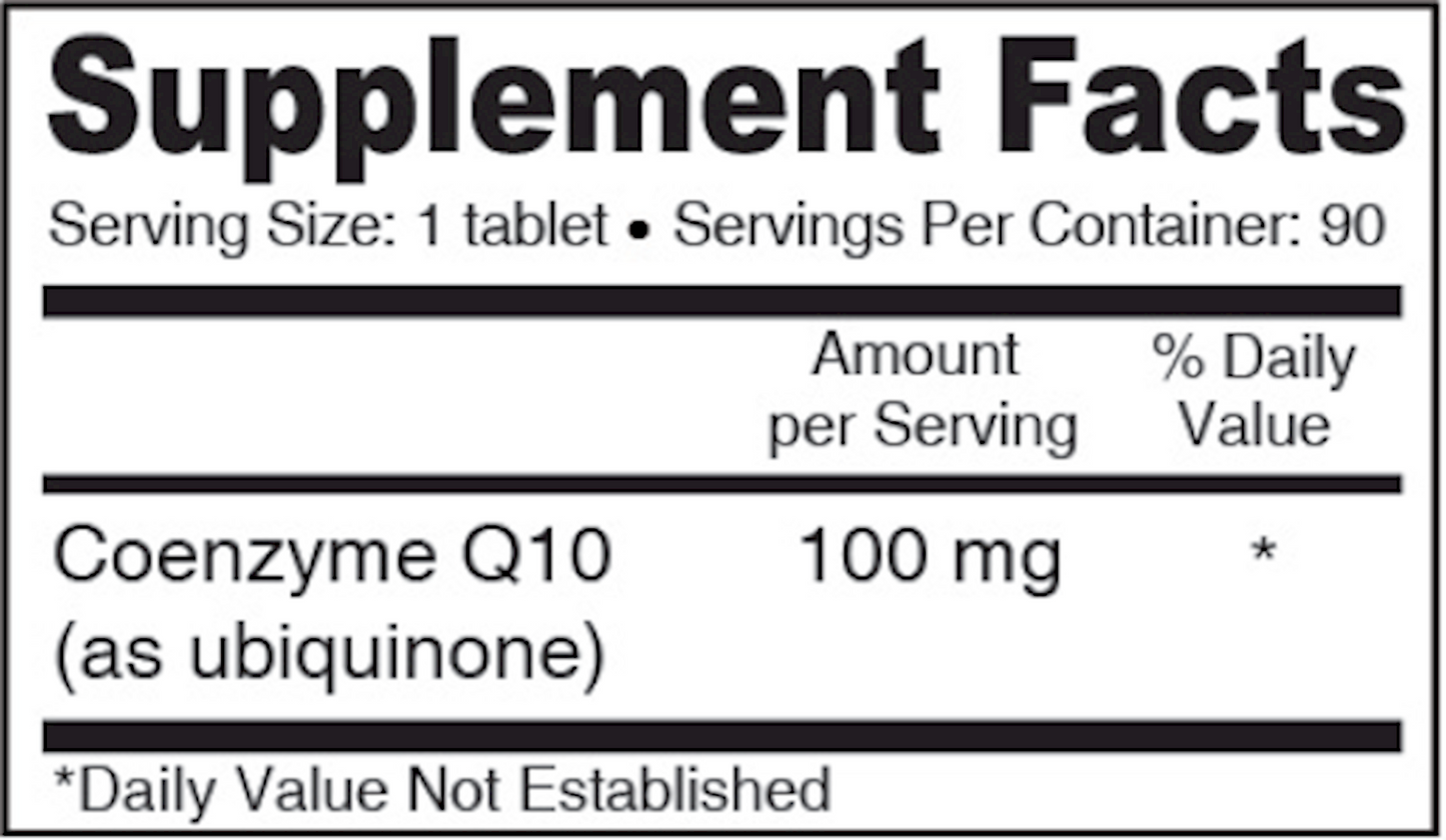 Vegan Coenzyme Q10 100 mg 90 tabs