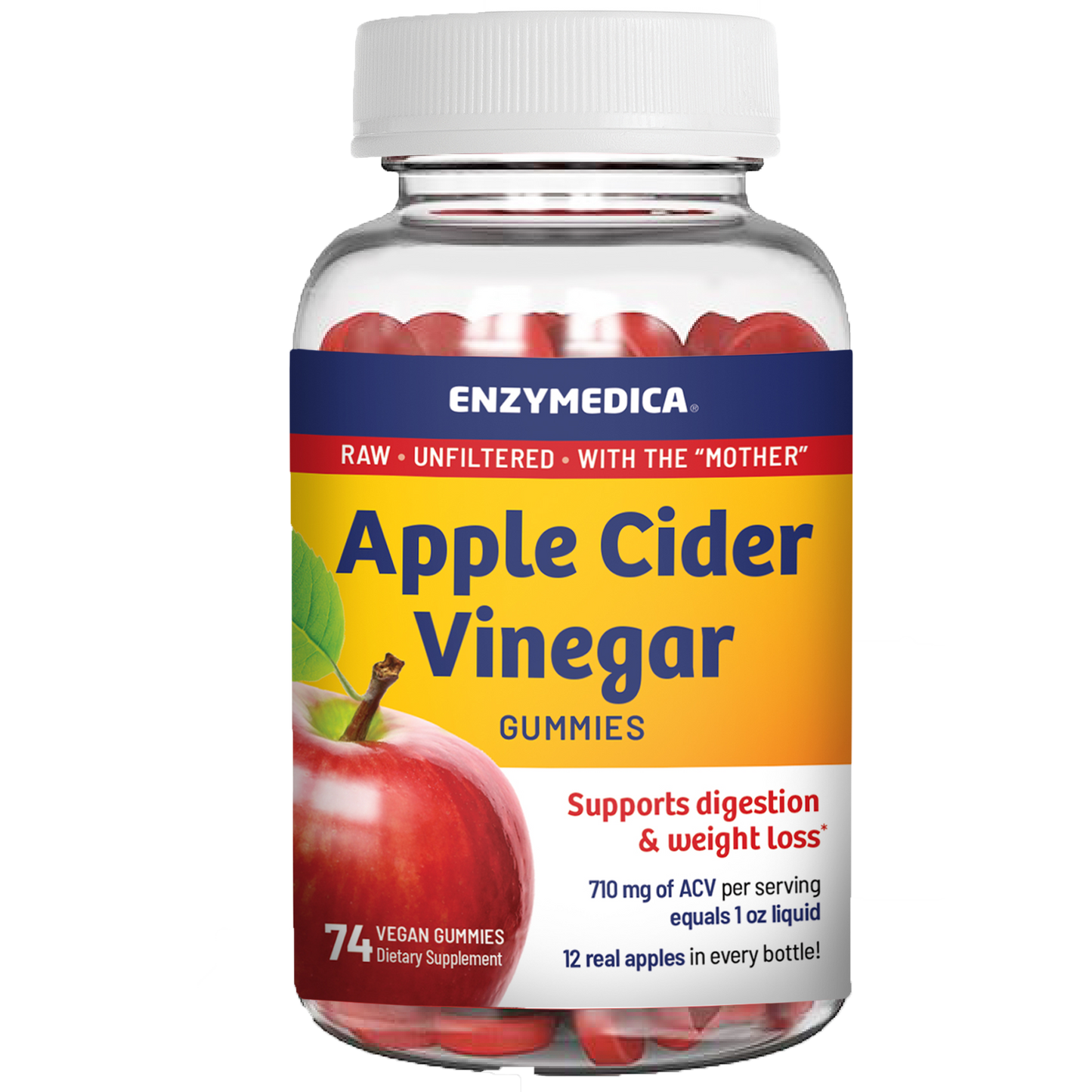 Apple Cider Vinegar Gummies 74 ct