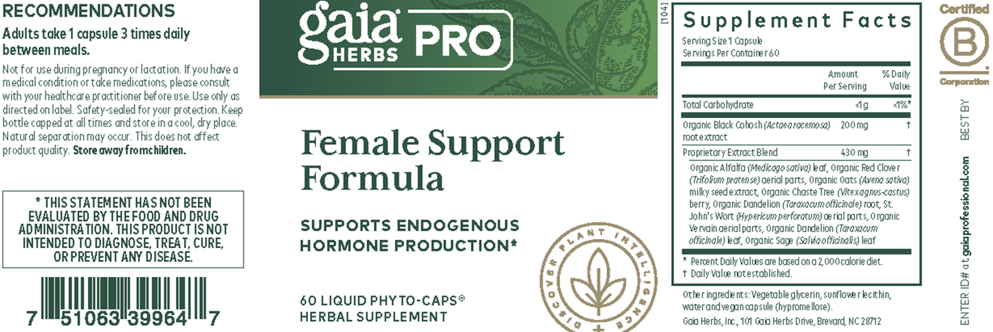 Female Support Formula Phyto-Caps 60ct