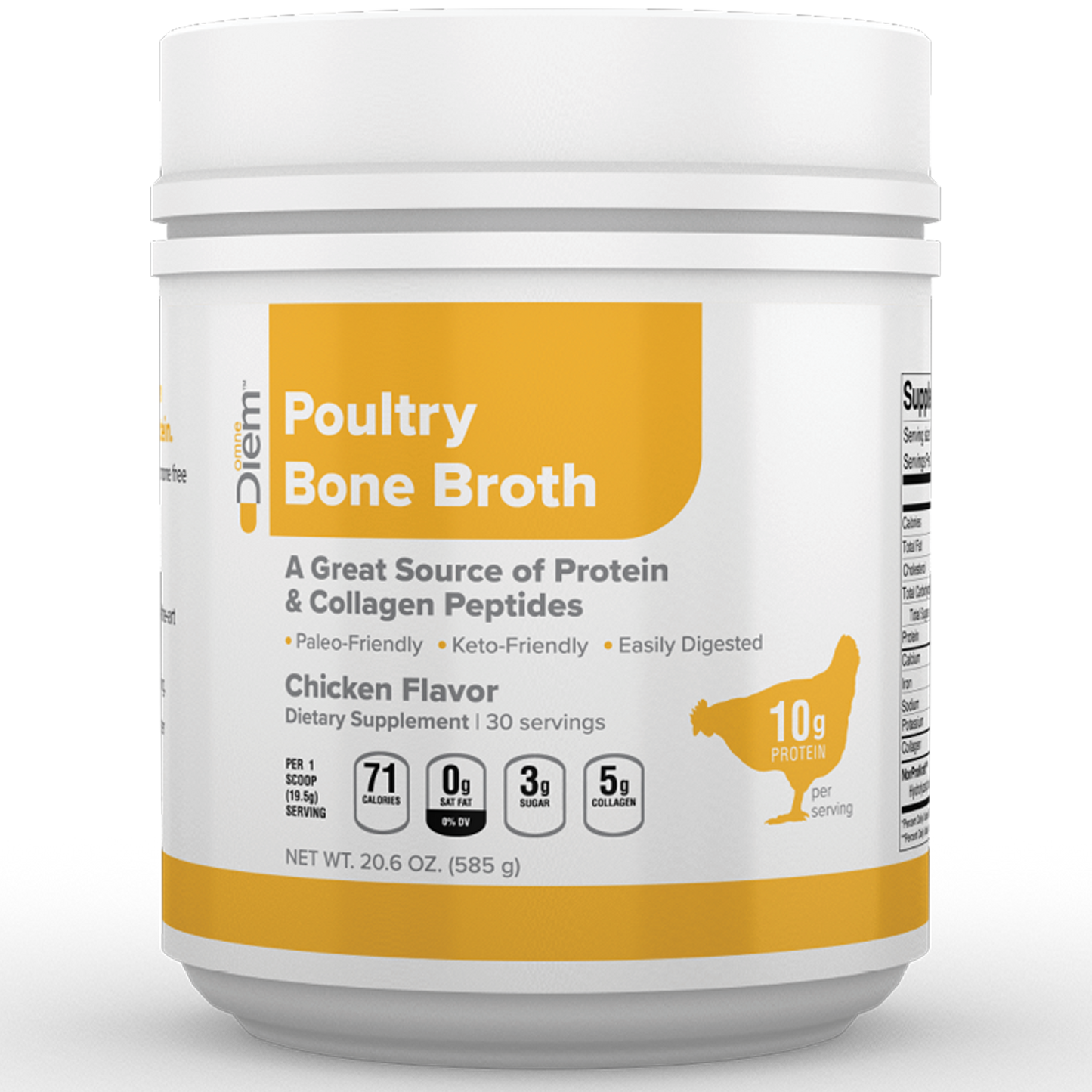 Poultry Bone Broth Chicken Fl 20.6 oz