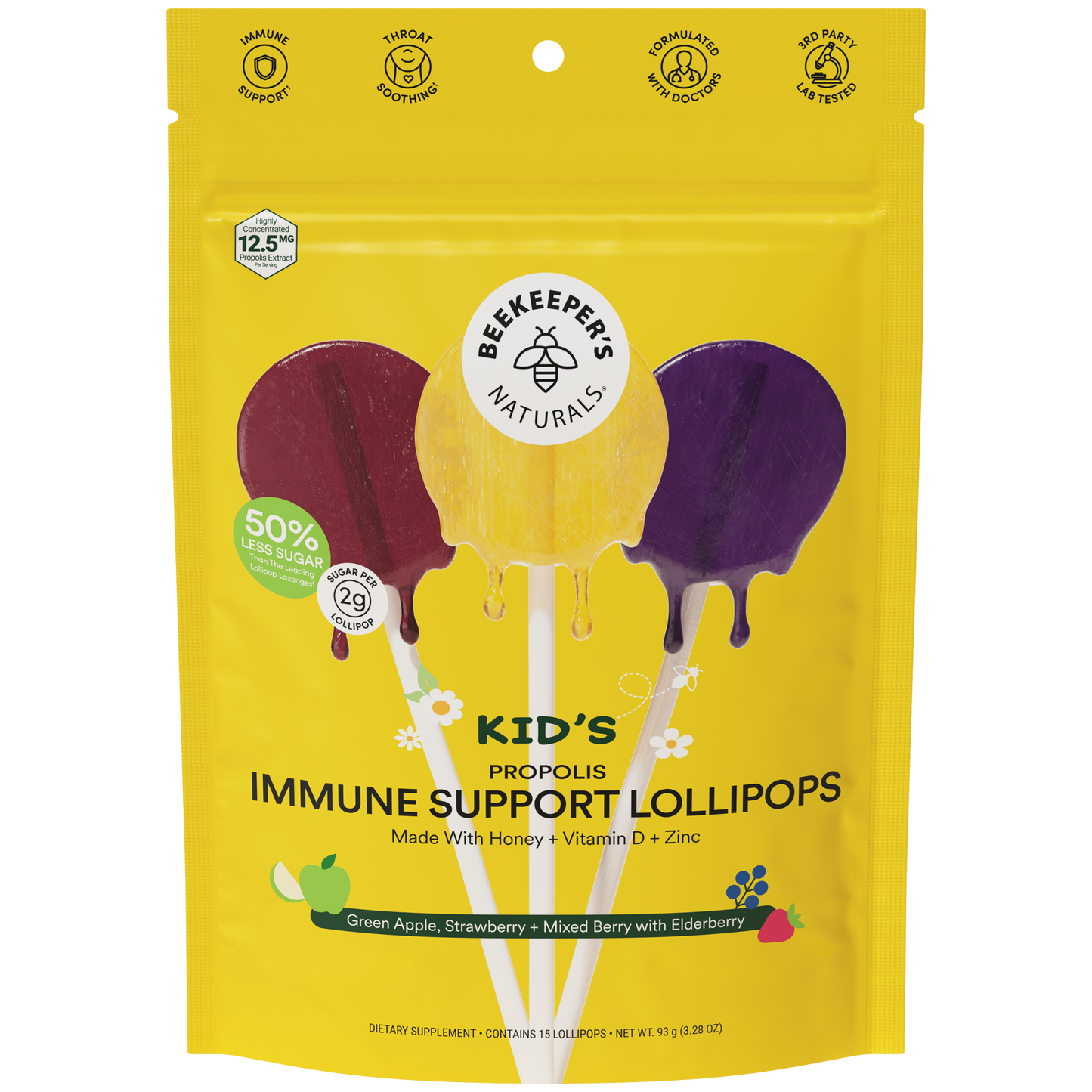 Kid’s Propolis Soothing Lollipops 15 ct