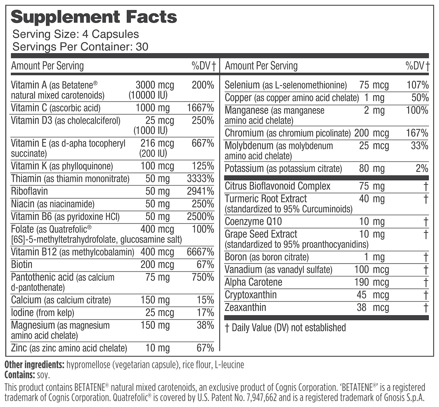 Supreme Multivitamin 120 vegcaps