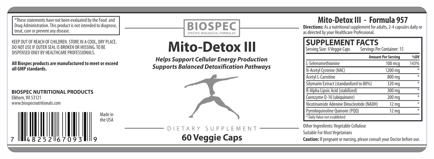 Mito-Detox III 60 vegcaps