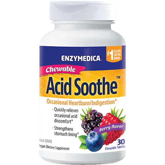 Acid Soothe Chewable Berry 30 tablets