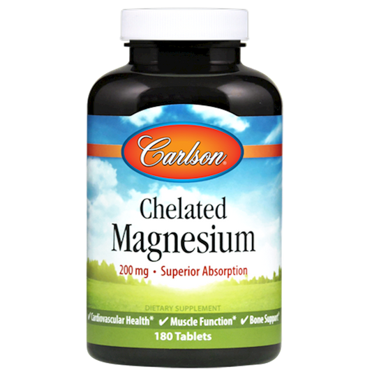 Chelated Magnesium 180 tabs