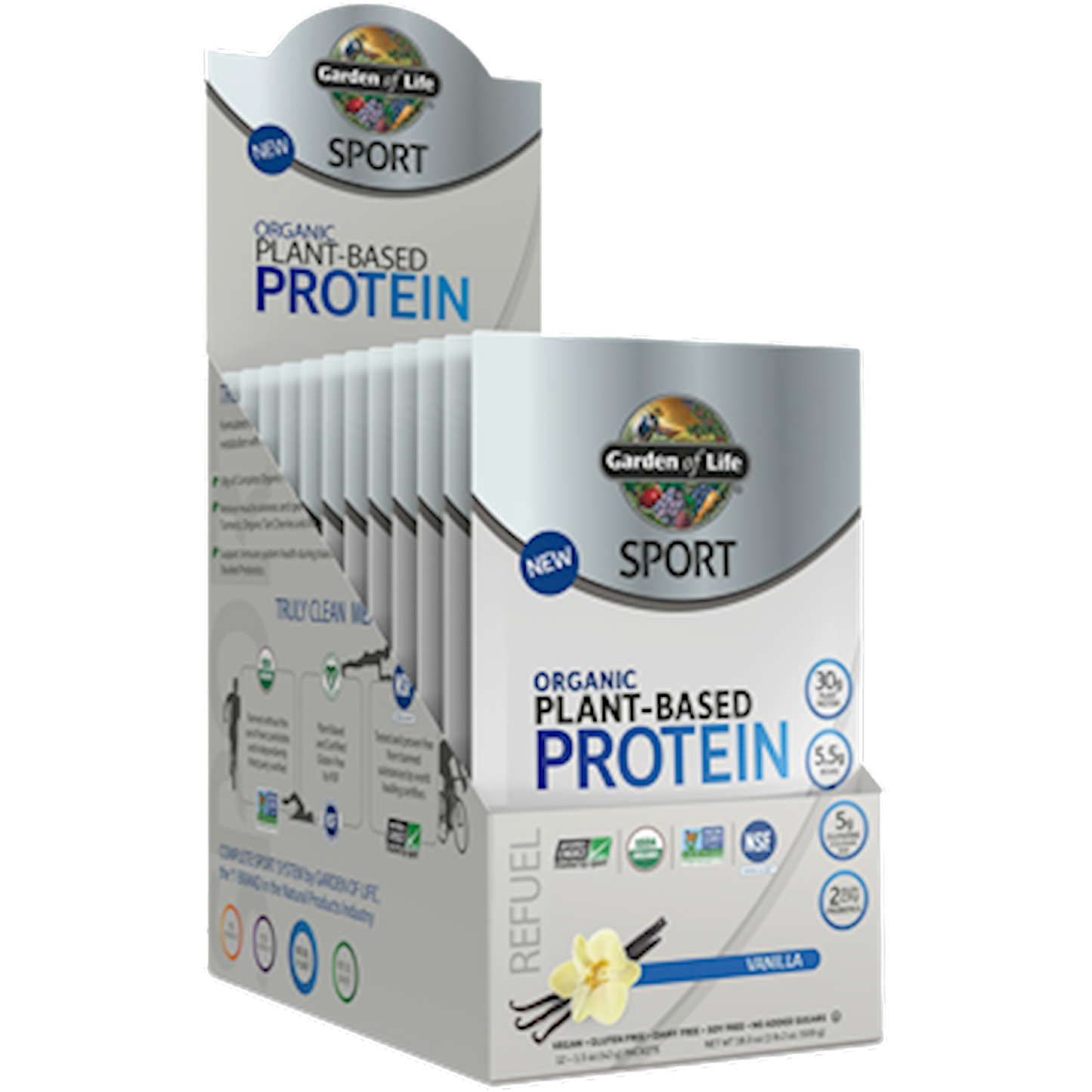 Sport Org Plant-Based Protein Van 12 cnt