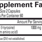 Tyrosine 120 caps