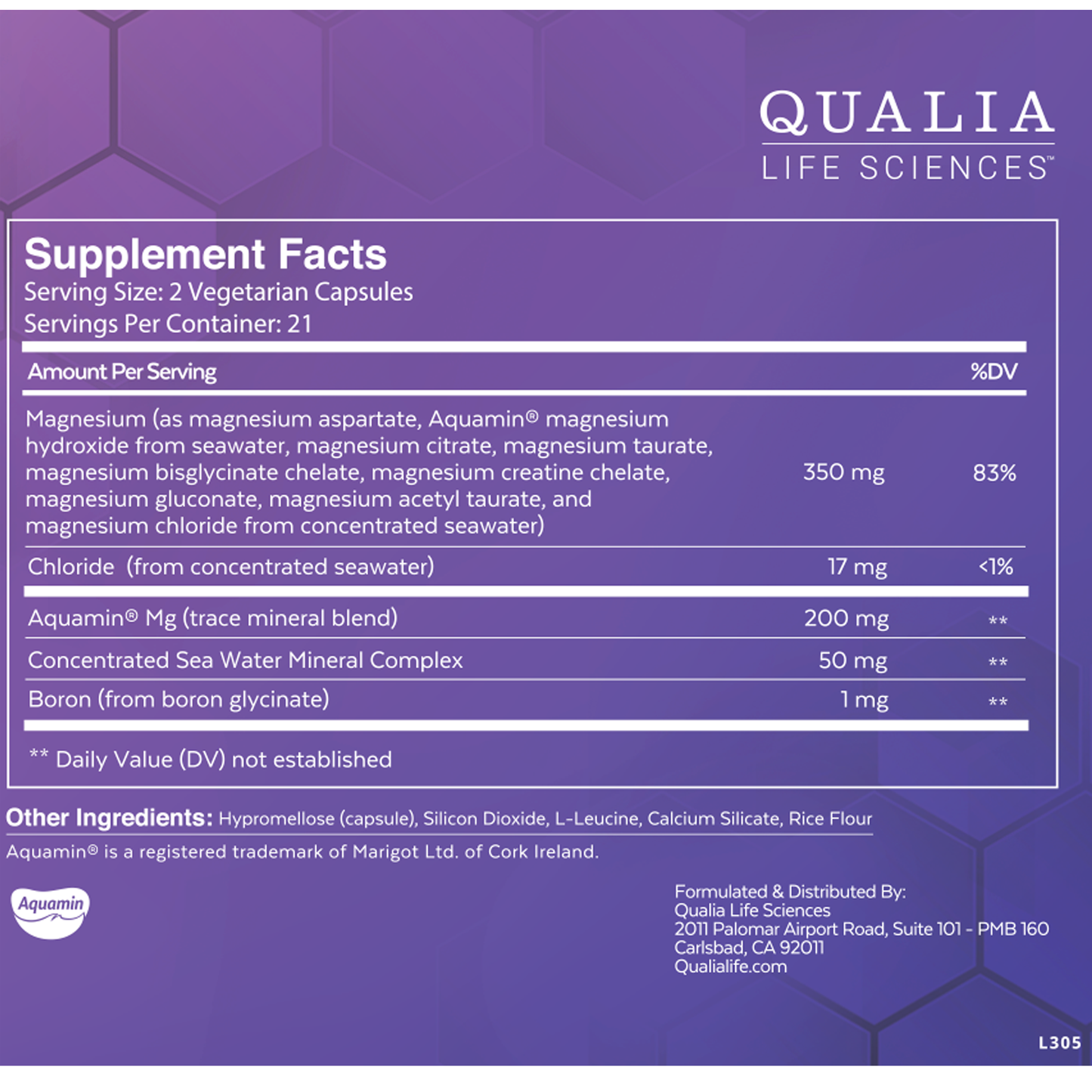 Qualia Magnesium+ 42c