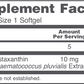 Astaxanthin 10 mg 60 gels