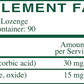 Zinc Lozenges 15 mg 90 loz