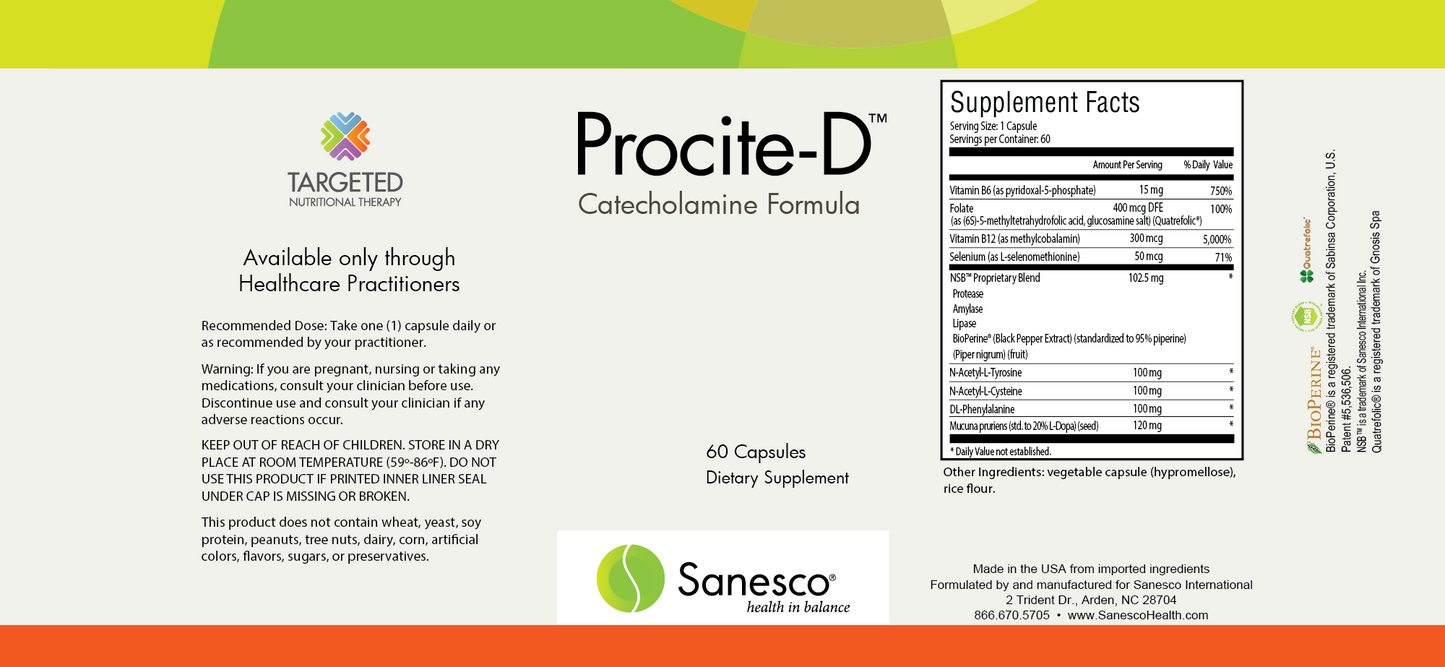 Procite-D 60 capsules