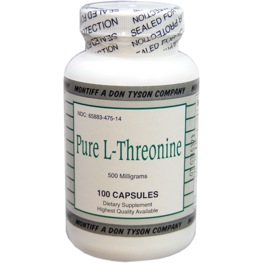 Pure L-Threonine 500 mg 100 caps