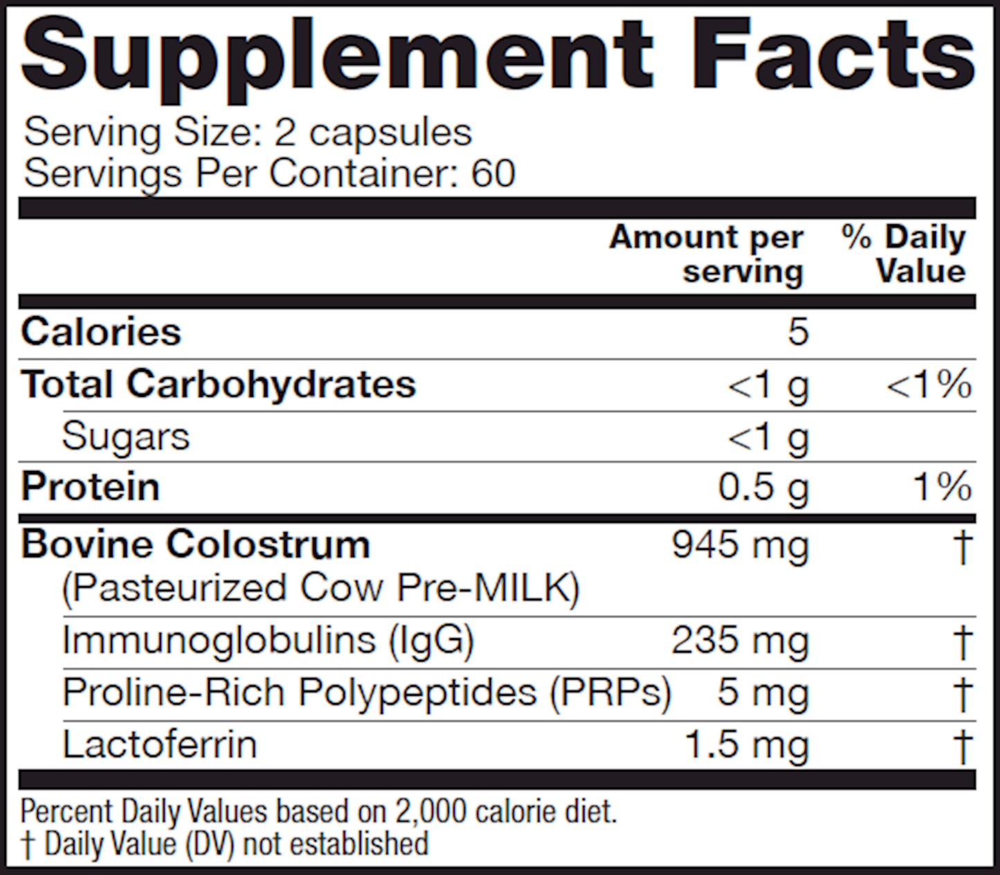 Colostrum Plus 120 caps