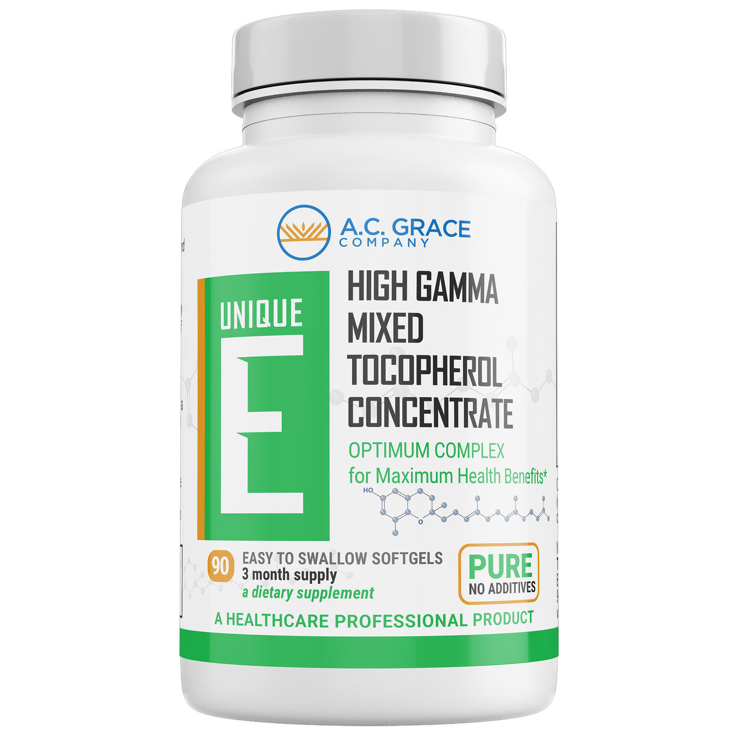 Unique E Tocopherols 90 softgels