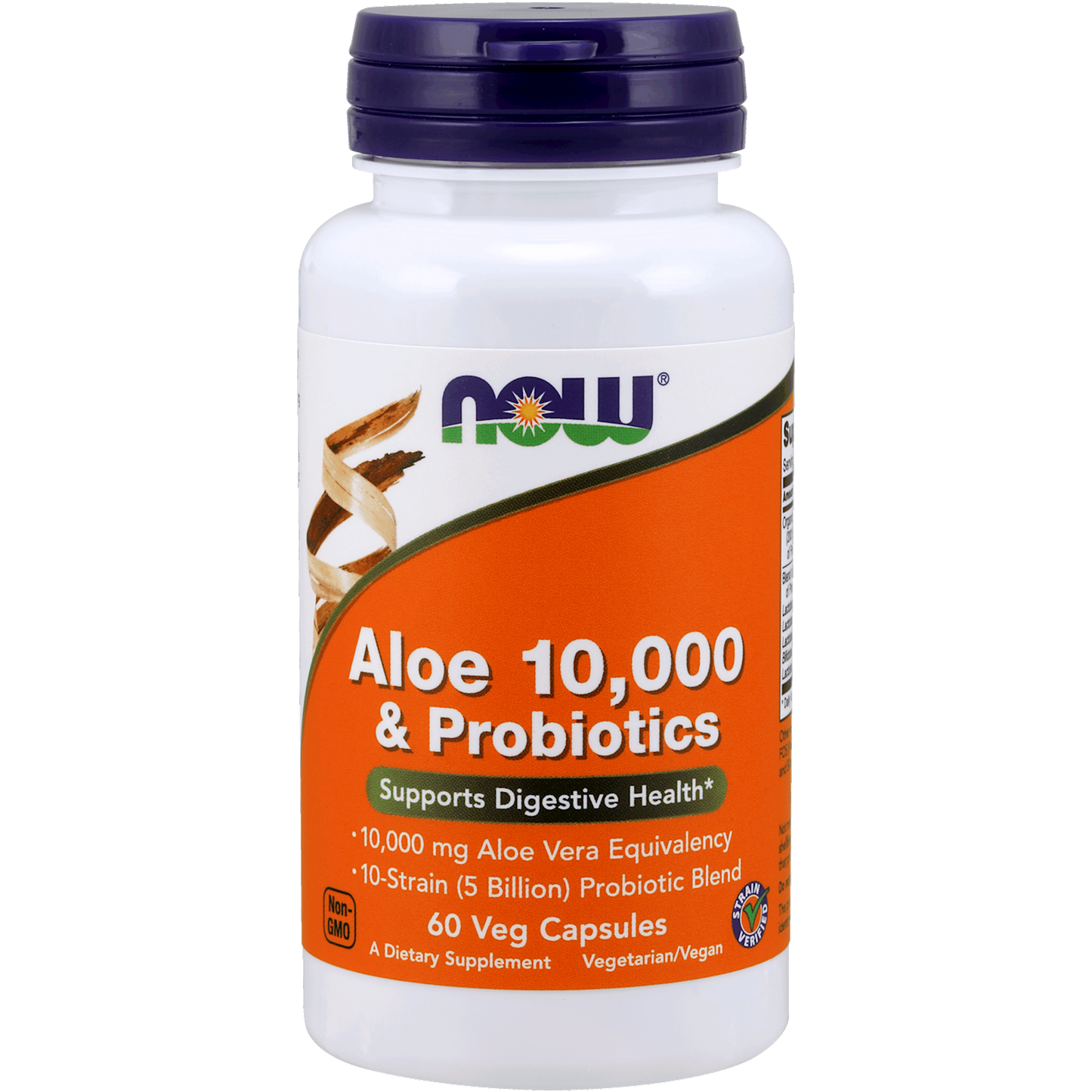 Aloe 10,000 & Probiotics 60 vegcaps