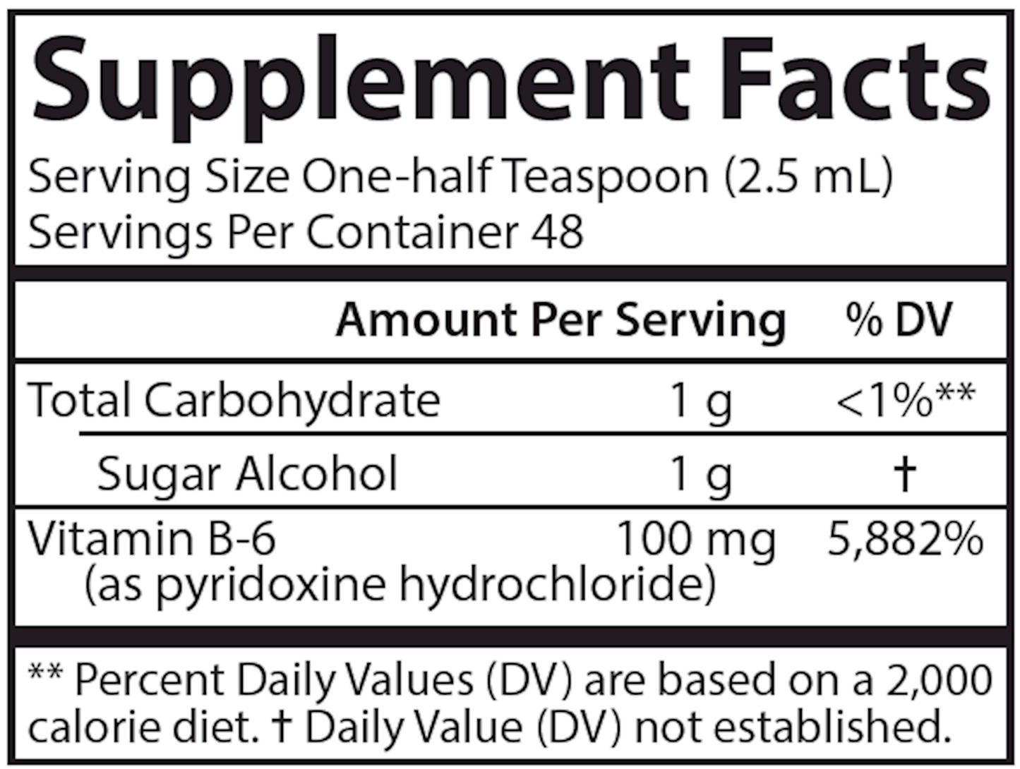 B-6 Liquid 4 oz