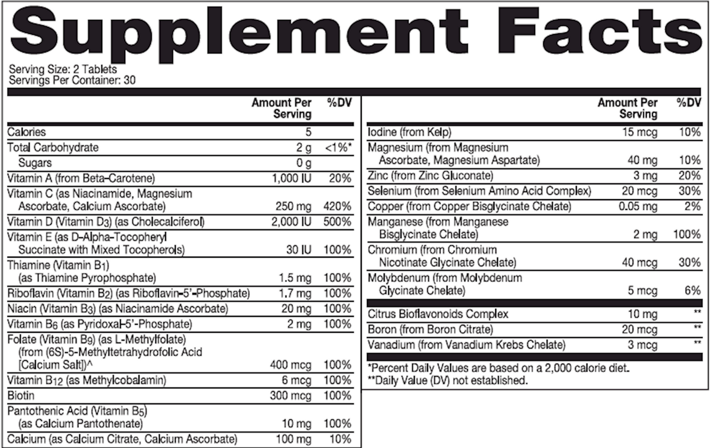 Children's Chewable Multivitamin 60 tabs