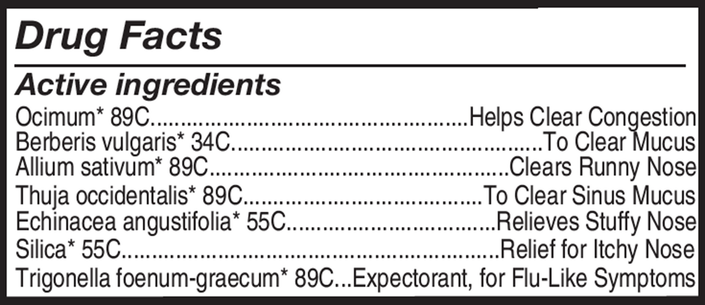 Sinus Maximum Strength Organic .34 oz