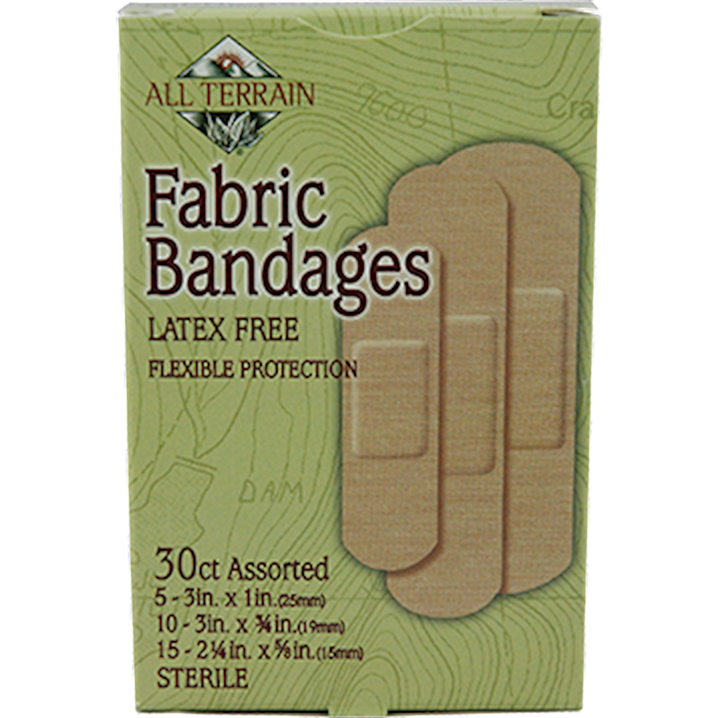 Fabric Bandages - Assorted 30 pc