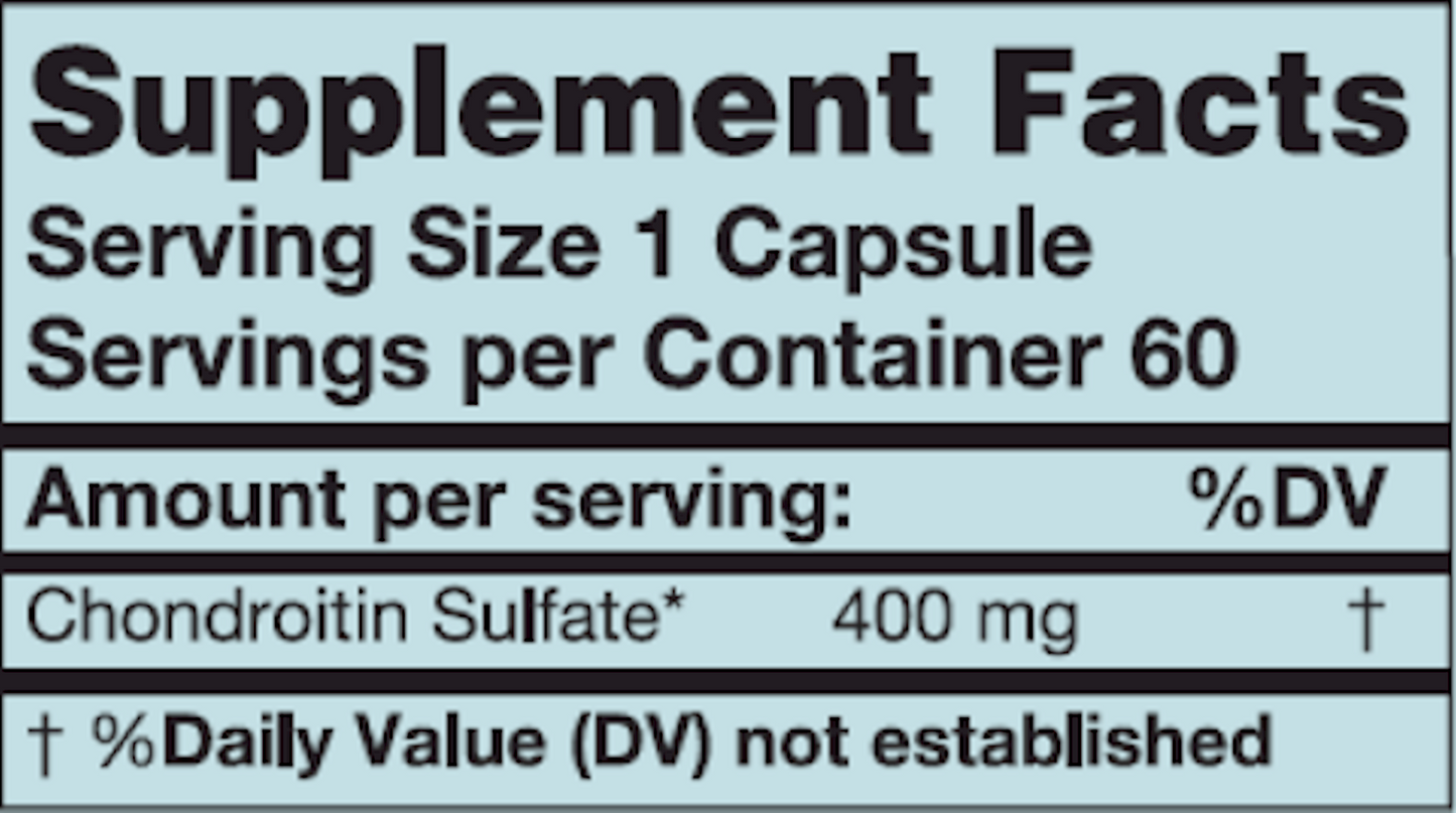 Chondroitin Sulfate 400 mg 60 caps