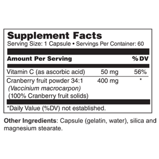 Cranberry 400 mg with Vitamin C (10042)